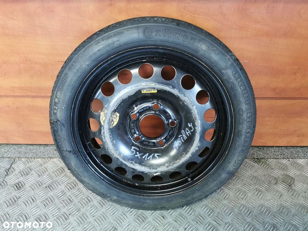 KOŁO DOJAZDOWE ASTRA J KOMBI 5x115 T115/70/R16 - 2