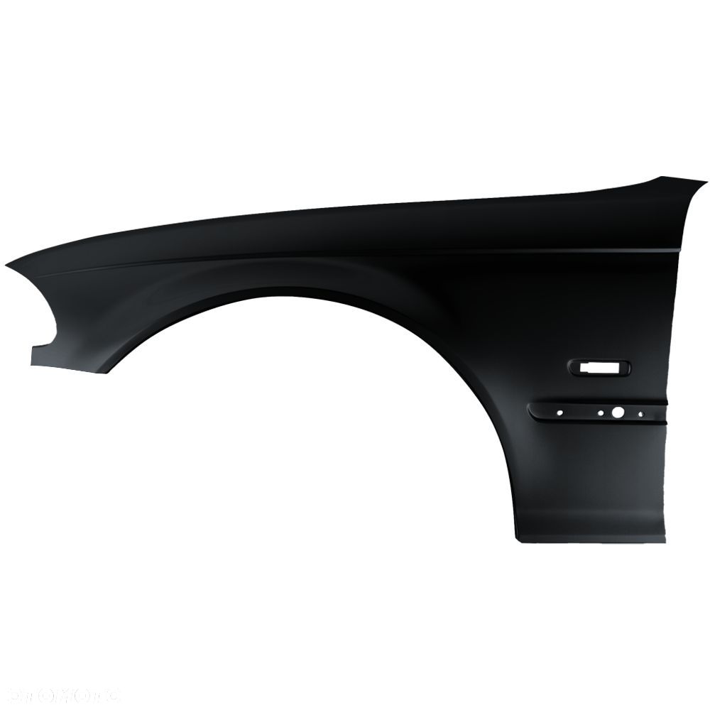 BLU Błotnik BMW 3 E46 475 lewy czarny 98-01 przód sedan touring SchwarzerSaphir - 2