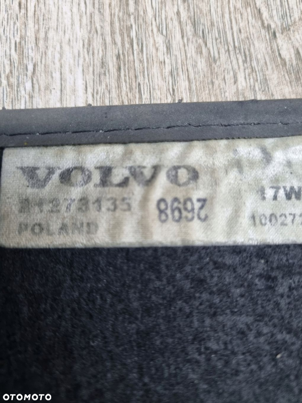 DYWANIKI WELUROWE WYKŁADZINA MATA KABINY VOLVO FH 4 16 ORYGINALNY KOMPLET - 7
