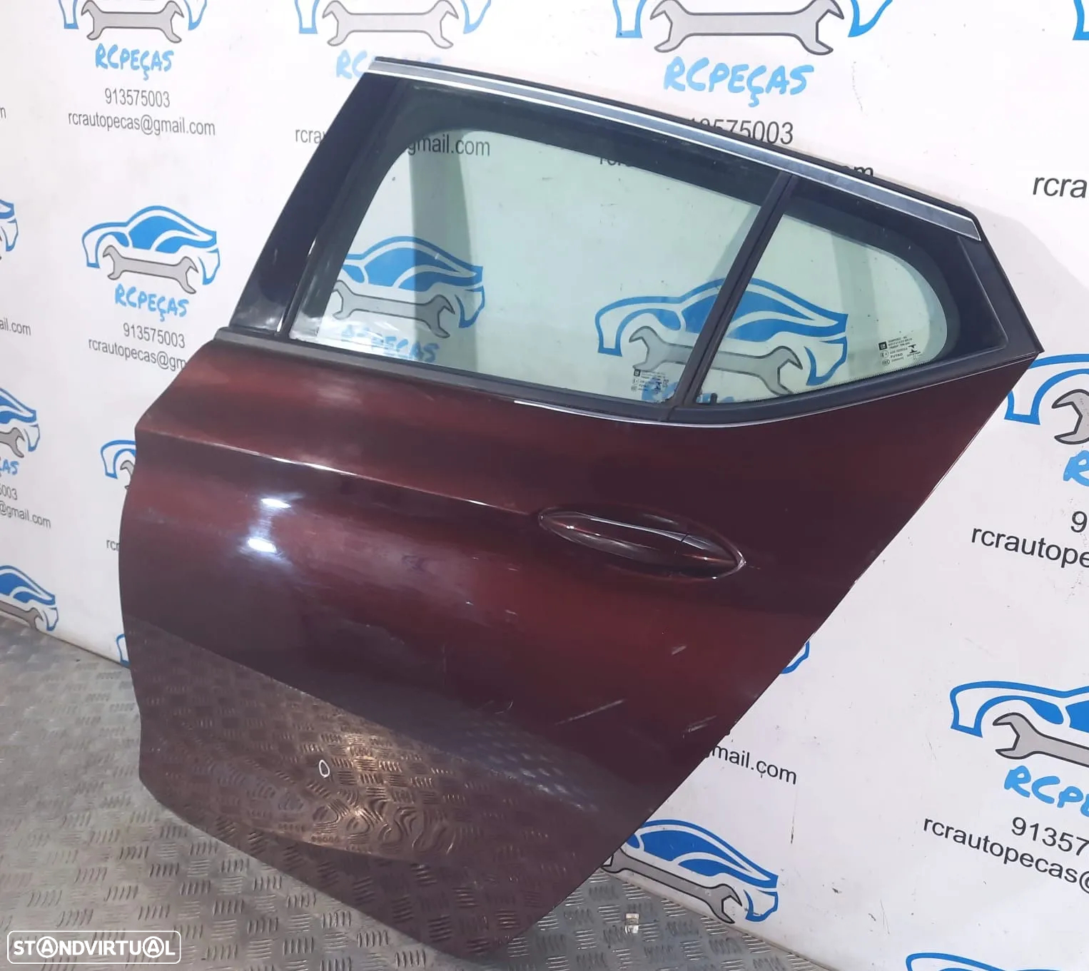 PORTA PORTAS TRASEIRA TRÁS ESQUERDA OPEL ASTRA K B16) 39094742 MOTOR PUXADOR VIDRO 2015-2021 - 4