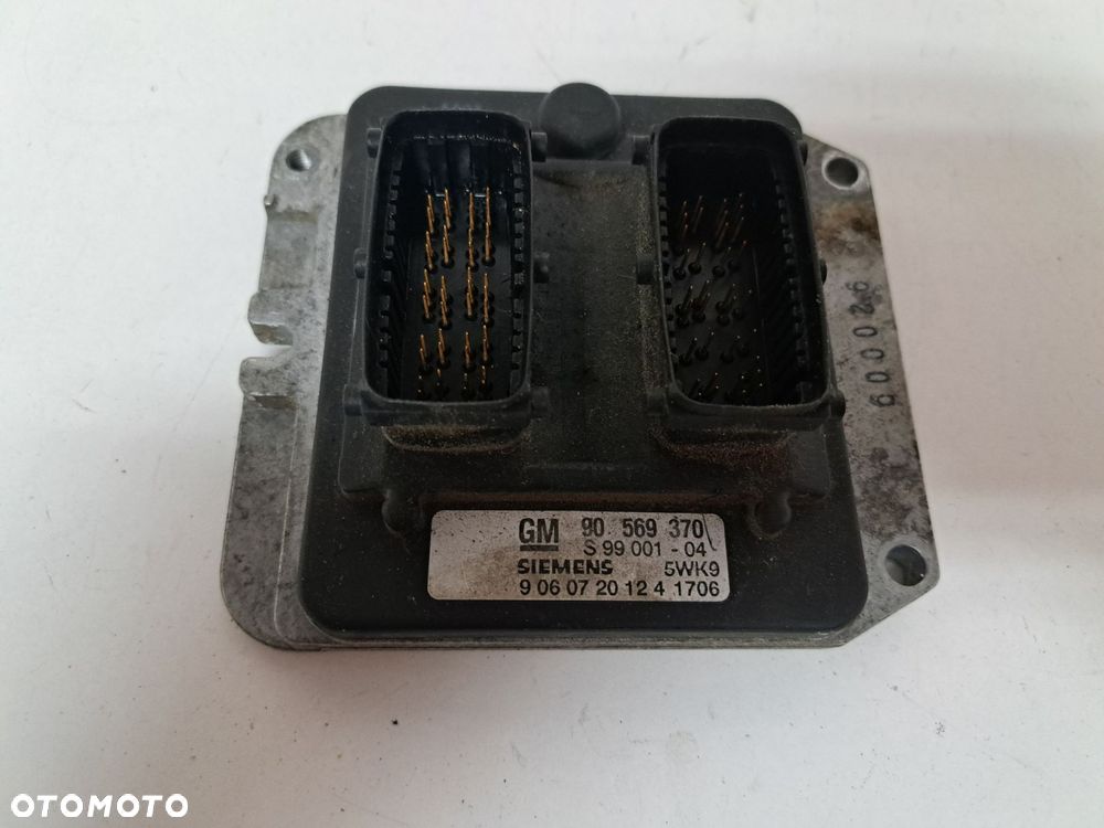 OPEL VECTRA B ECU 90569370 KOMPUTER STEROWNIK SILNIKA - 2
