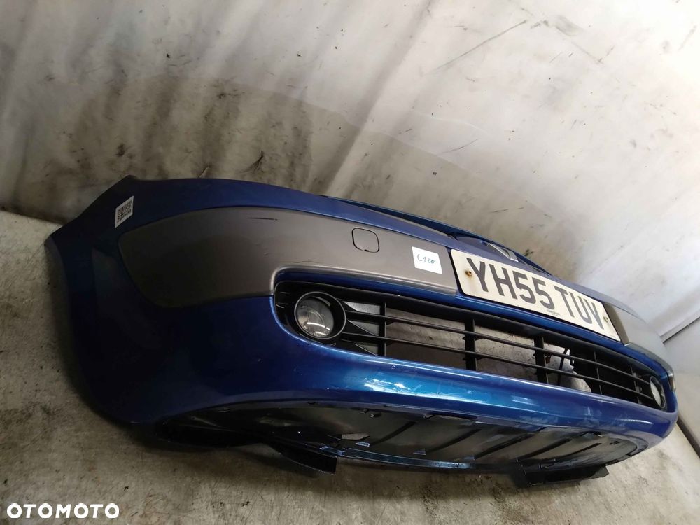 $ ZDERZAK PRZÓD PRZEDNI DO RENAULT MEGANE GRAND SCENIC 2 II HALOGENY TEI45 NIEBIESKI - 5