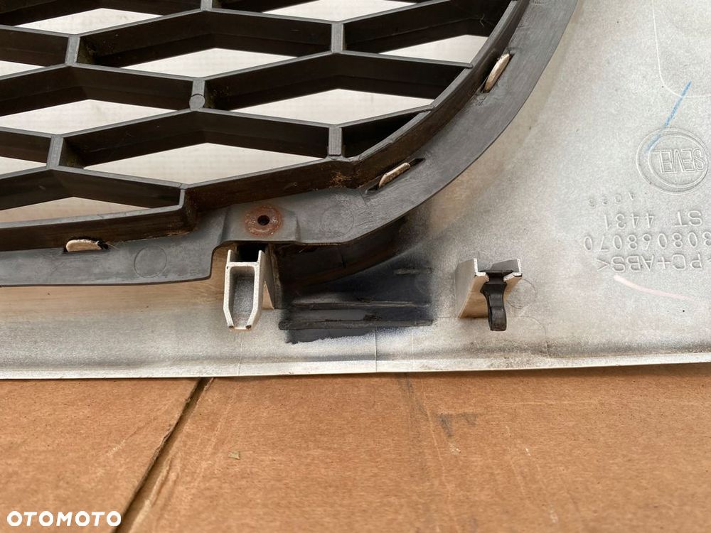 Peugeot Boxer 07- ATRAPA GRILL BIAŁA ORYGINALNA CHROM 1308068070 - 7