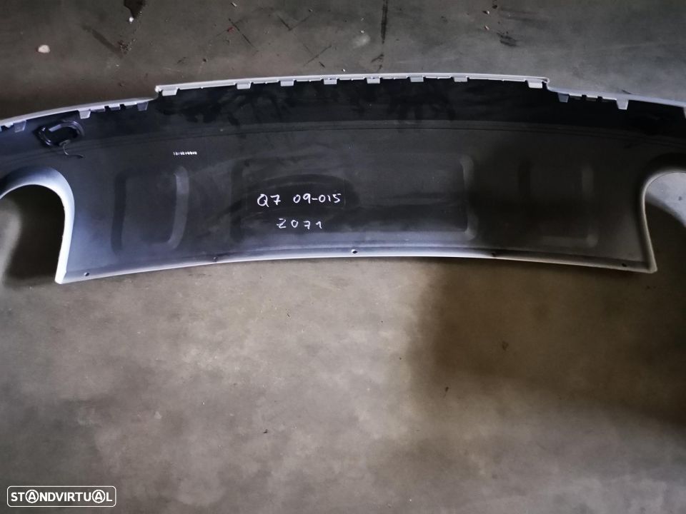AUDI Q7 2010 DIFUSOR /LIP PARA CHOQUES TRÁS Z071 - 7