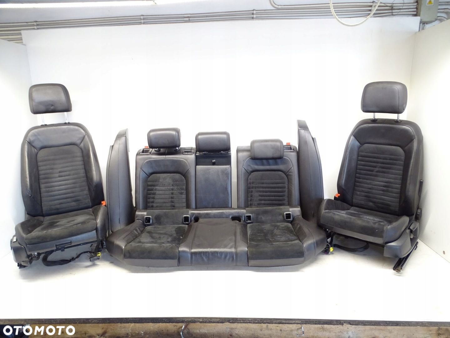 KPL FOTEL FOTELE KANAPA VW PASSAT B8 LIFT KOMBI SKÓRA ALCANTARA - 2