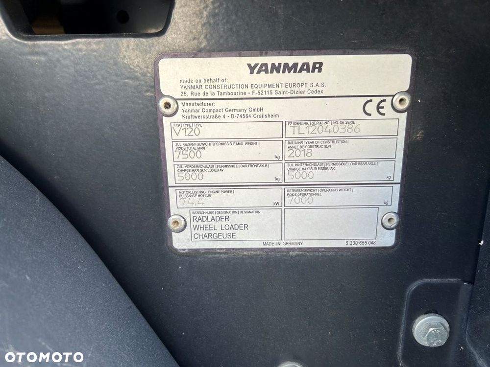 Yanmar V 120 - 9