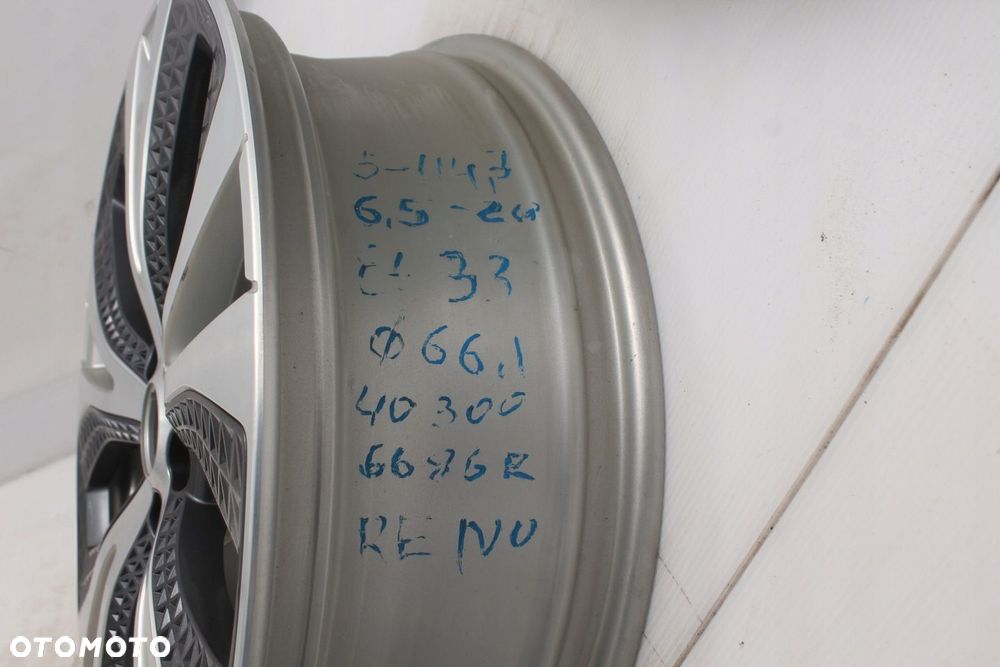 FELGI ALUMINIOWE RENAULT OE 403006686R 5x114,3 20" ET33 - 3