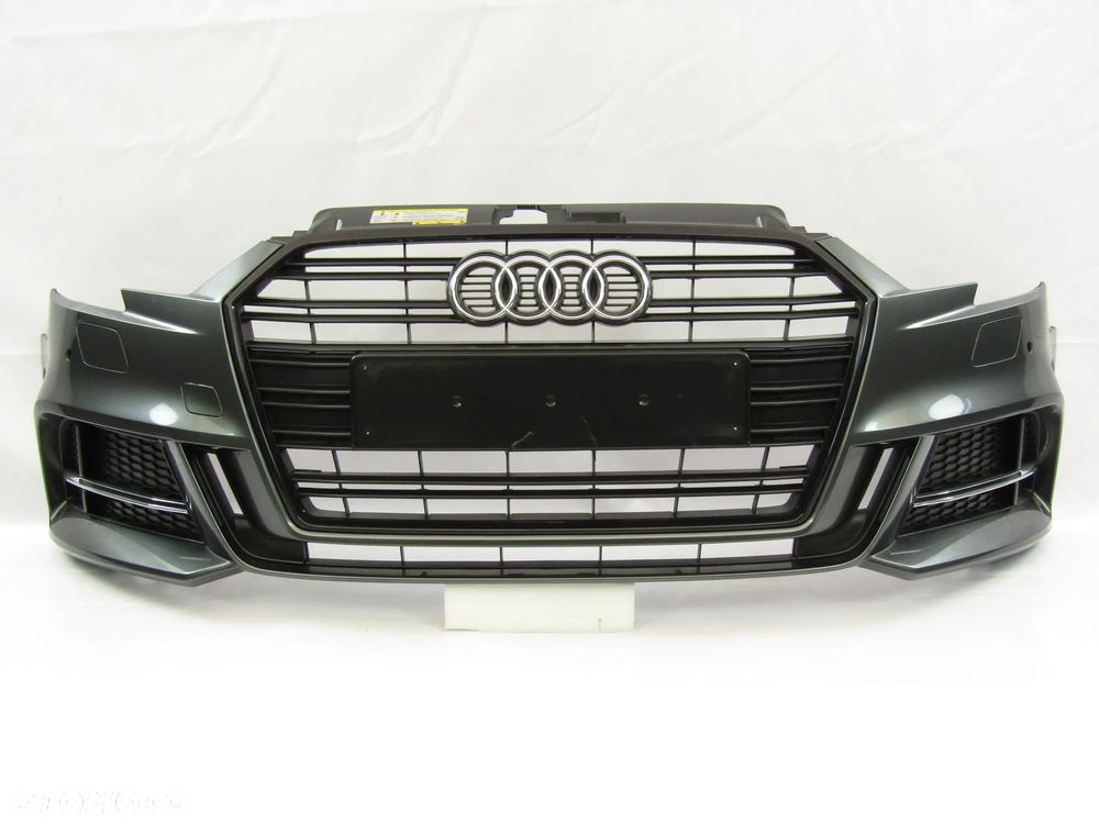 Zderzak przedni Audi A3 16 - 20 S Line Hatchback Sprysk./ Pdc-6  LZ7S - 6