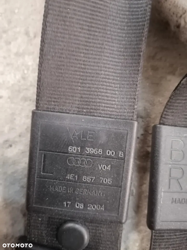 Pas Bezpieczeństwa Czarny Lewy/Prawy Przód Audi A8 D3 - 7
