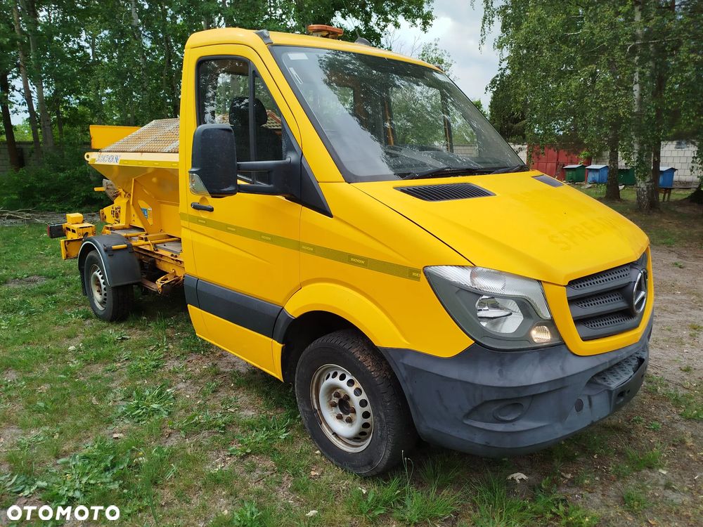 Mercedes-Benz Sprinter 313CDi Solarka Piaskarka Posypywarka Hydraulika rozrzutnik ECON Specjalny komunalny Schmidt gritter salt spreader pługopiaskarka - 3