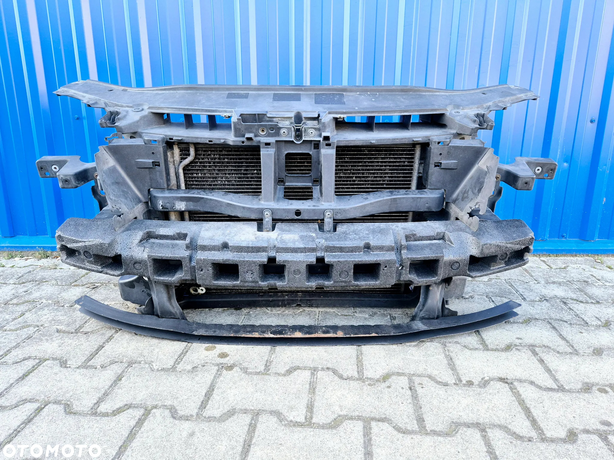 KOMPLETNY PAS PRZEDNI CHŁODNICE + BELKA ZDERZAKA + WENTYLATORY VW PASSAT B6 2.0 TDI - 2