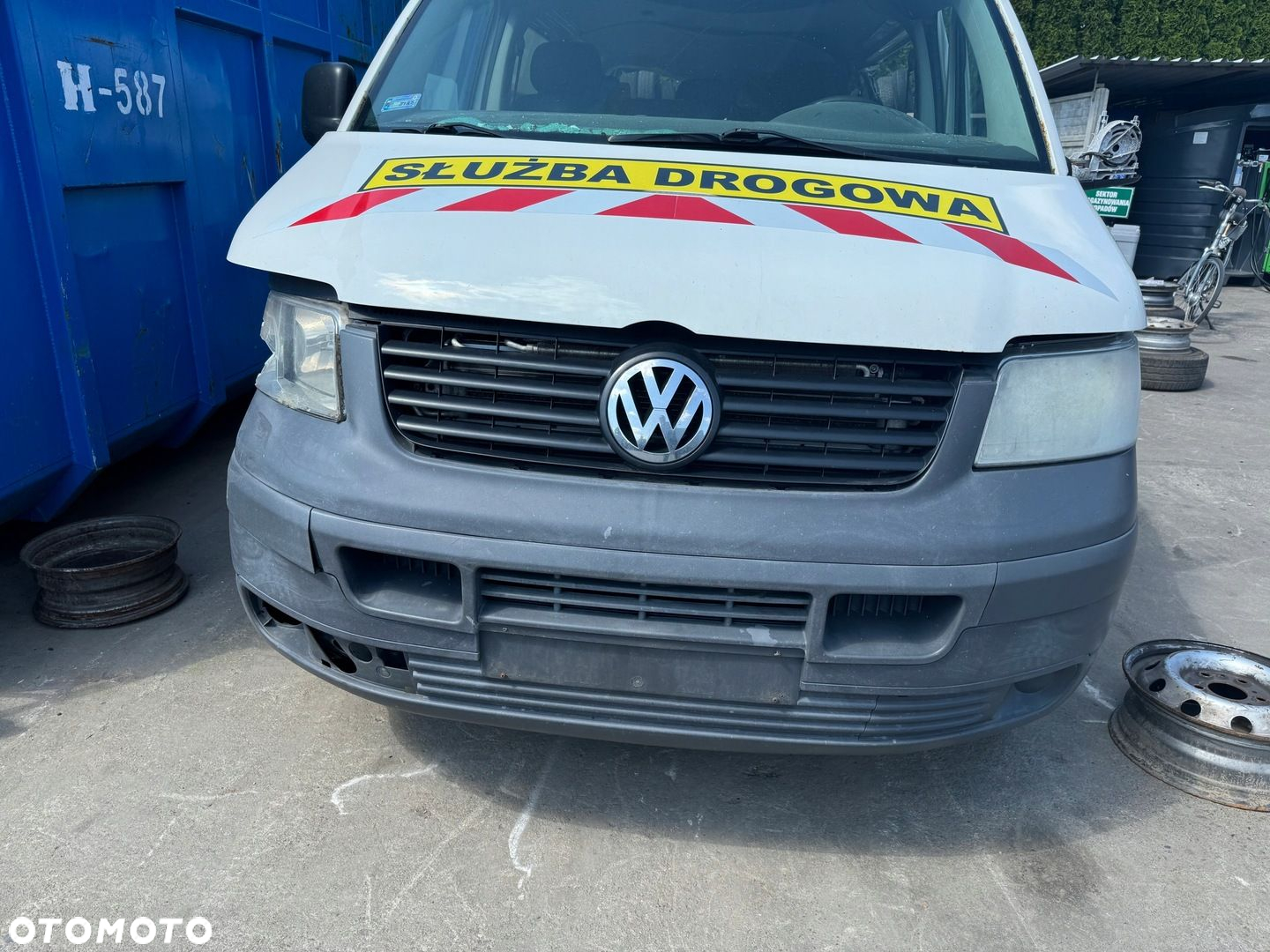 VW T5 1,9TDI 03-06r przód kompletny lewa strona - 2
