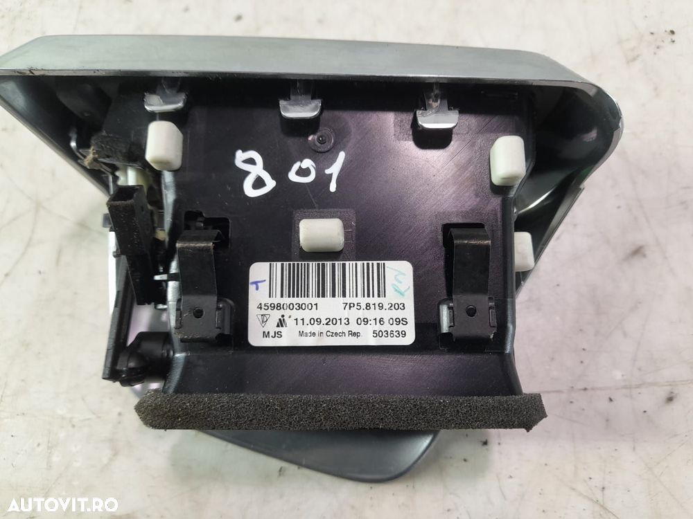 Grila ventilatie bord 7P5819203 Porsche Cayenne 958 [2010 - 2014] 3.0 - 3