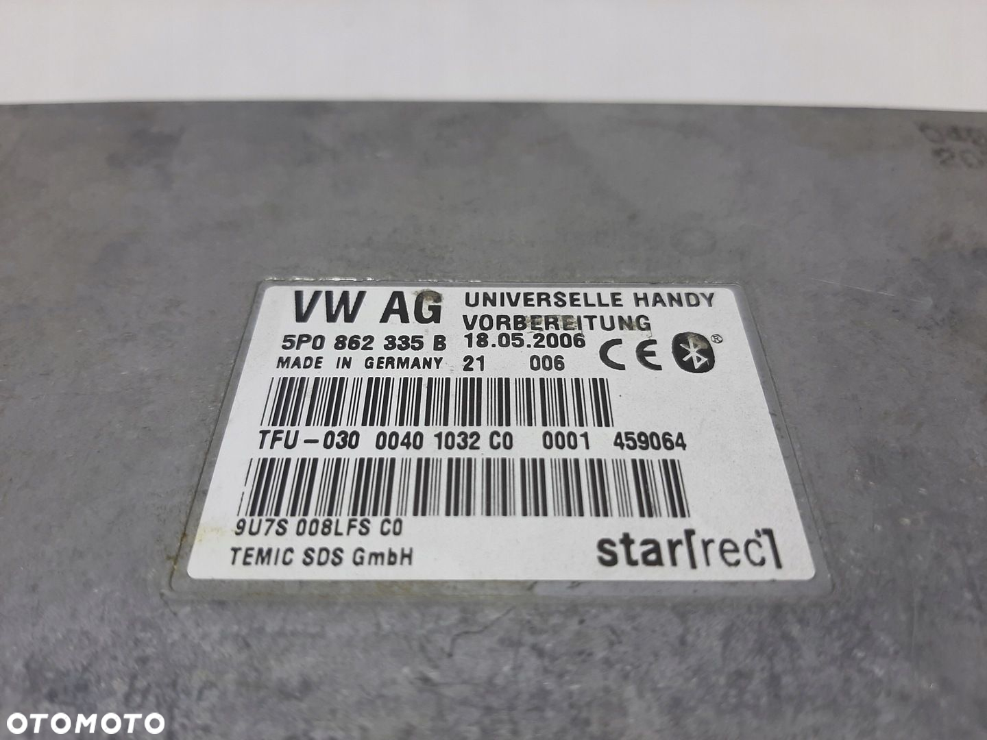 Seat Skoda Sterownik Moduł Bluetooth 5P0862335B - 2