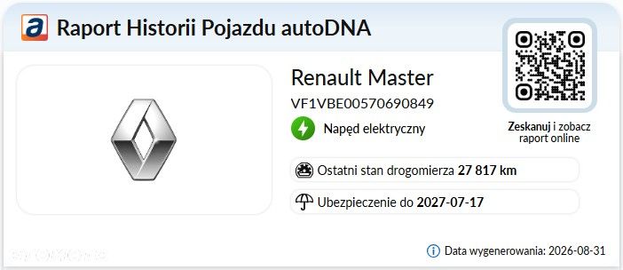 Renault Master MASTER E-TECH Z.E. L3 Business + Pakiet Klimatyzacji - 20