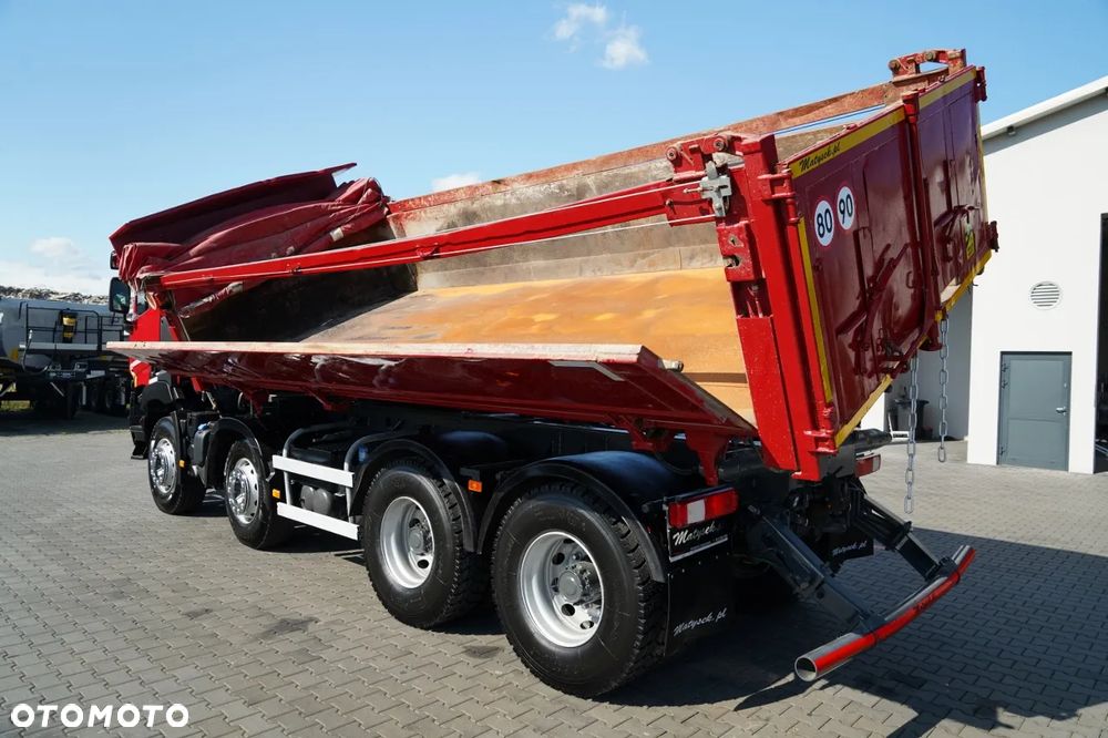 Renault C 430 / 8x4 / WYWROTKA  DWUSTRONNA - 6M / HYDROBURTA / KLAPODRZWI / OPONY 100% / SPROWADZONY - 5