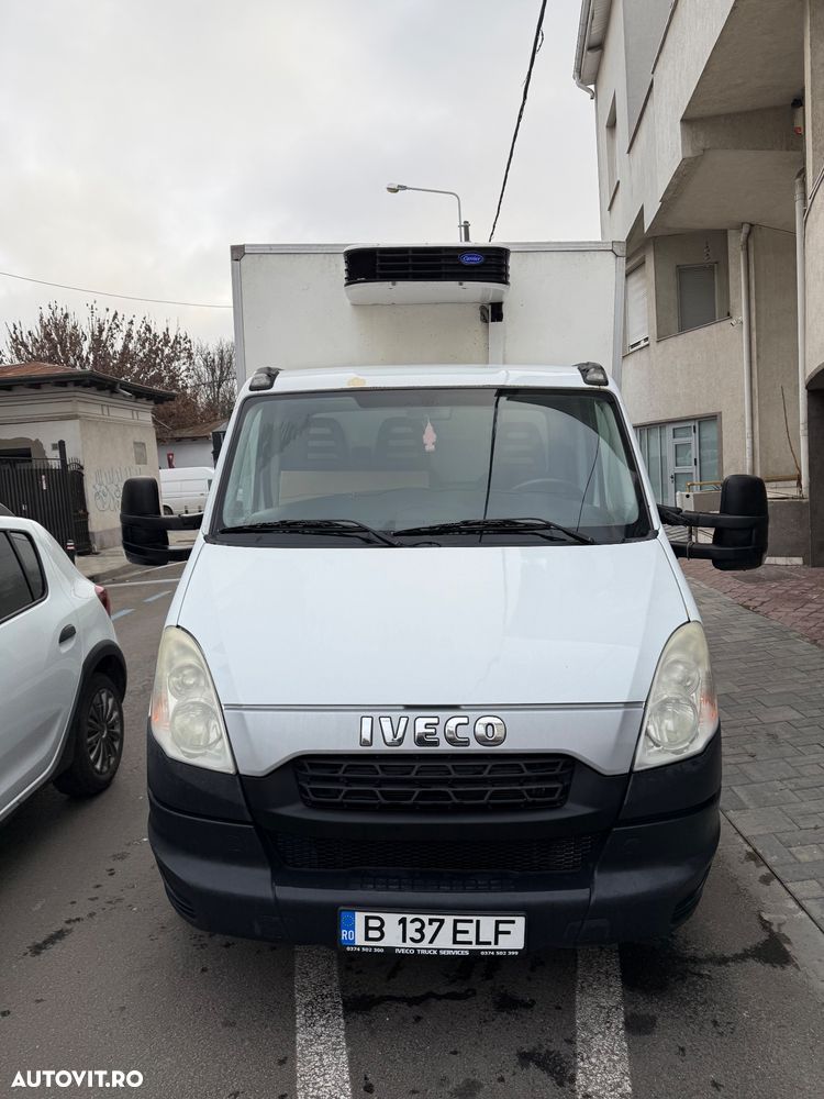 Iveco Daily 35c Frigorific Frig Carrier an 2014 Cub Izoterm 298.000km Istoric Service Facturi Kit Distribuție Ambreiaj Rezivie Frig AC Navi Discuri Placute Baterie Anvelope direcție suspensie Vopsea Ok TVA - 13