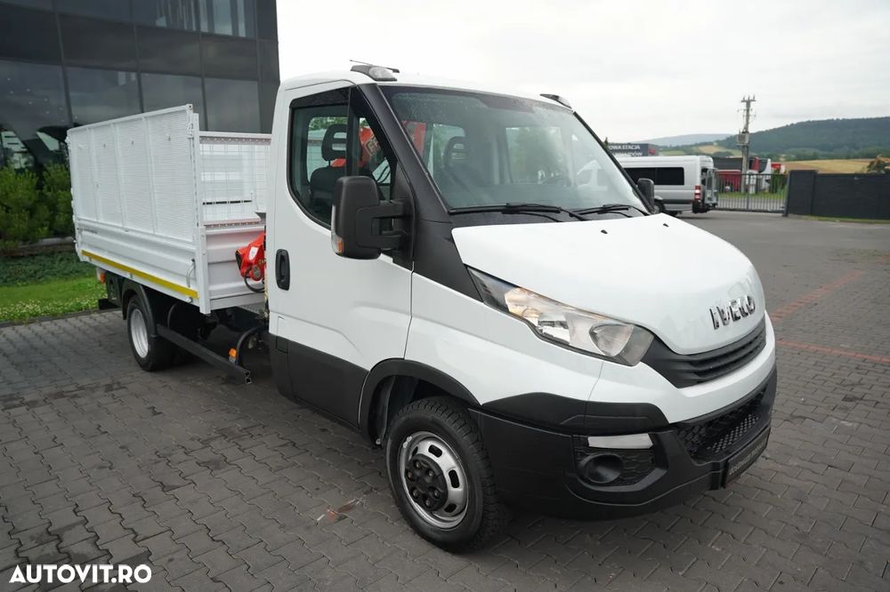 Renault MAXITY 140 DXI / BASCULATOR / + HDS FASSI F22A / CAPACITATE DE RIDICARE 995 KG / ATRACȚIE 5,5 M / IMPORTAT - 13