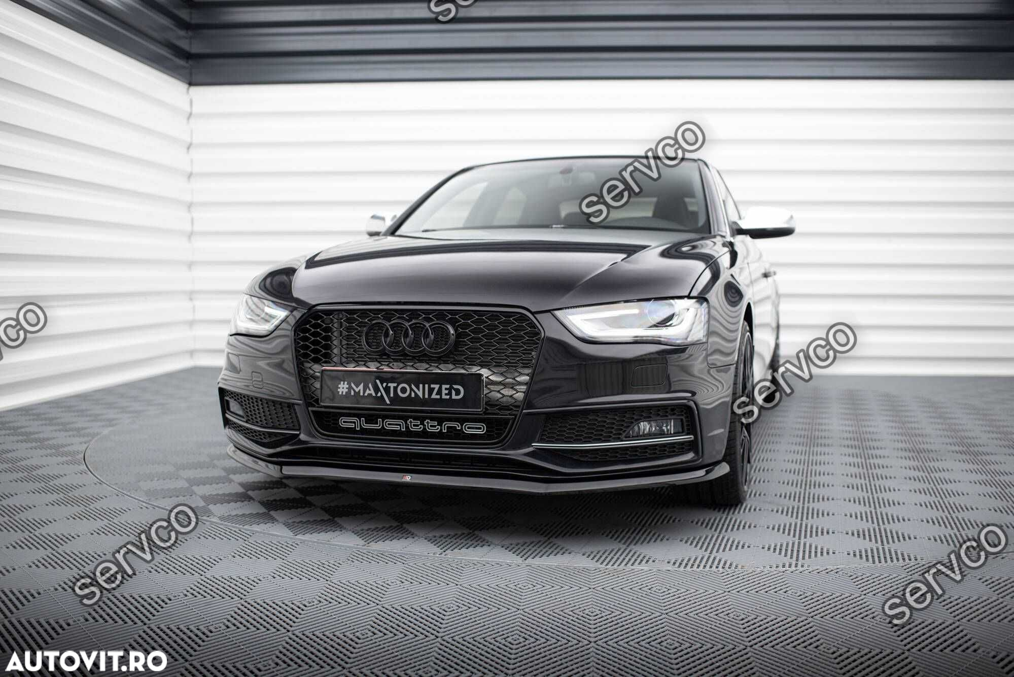 Prelungire bara fata Audi A4 SLINE S4 B8 2012-2016 v6 - Maxton Design - 8
