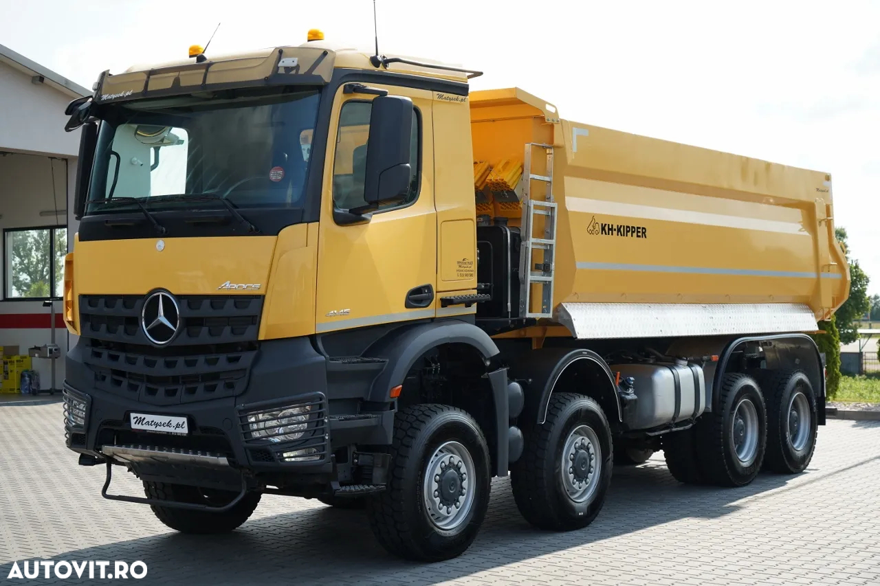 Mercedes-Benz AROCS 4145 / 8x8 / BASCULATOR SPATE / KH KIPPER / EURO 6 - 7
