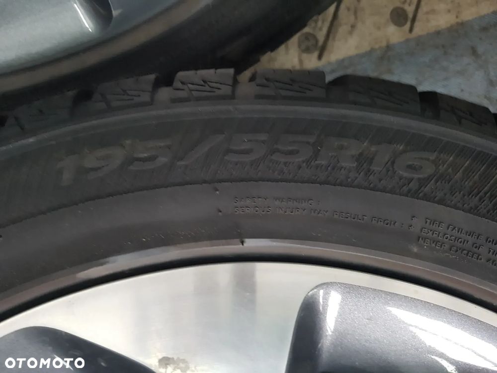 KOŁA CAŁOROCZNE OPEL CORSA D E ADAM HYUNDAI  4X100 195/55R16 6,5JX16 ET40 - 5
