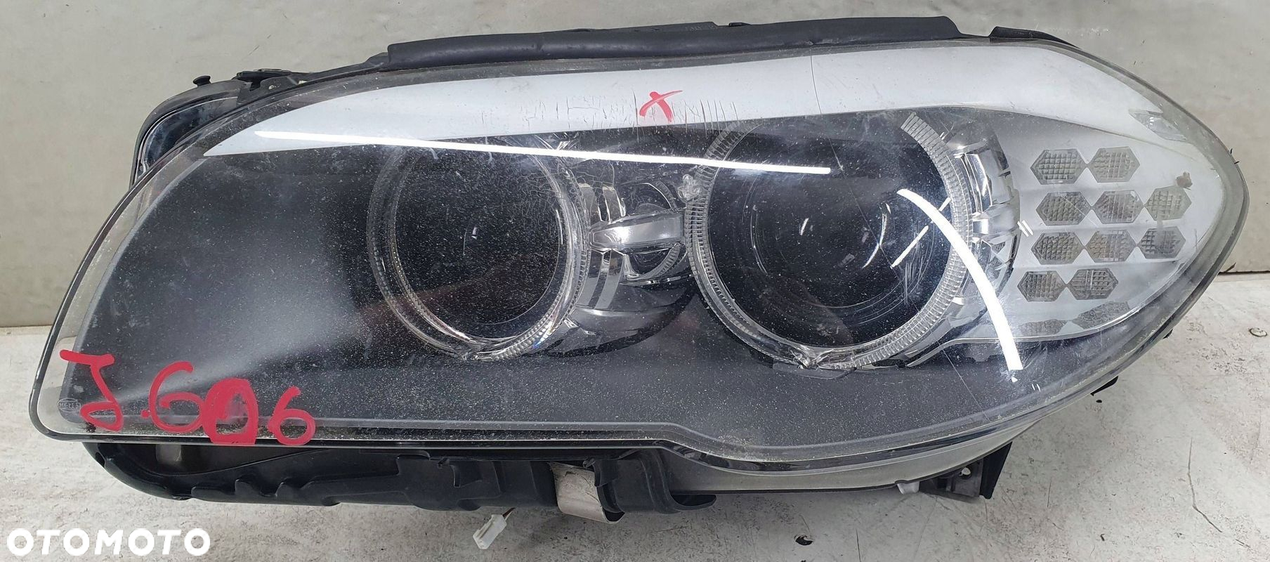 BMW 5 F10 F11 xenon nie skrętny lewa lampa przednia przód reflektor - 2