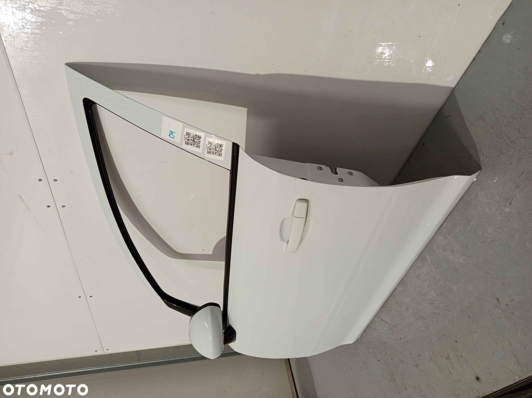 } DRZWI PRZÓD PRZEDNIE LEWE OPEL CORSA D 5D 5 DRZWI HB Y474 Z40R BIAŁE - 2