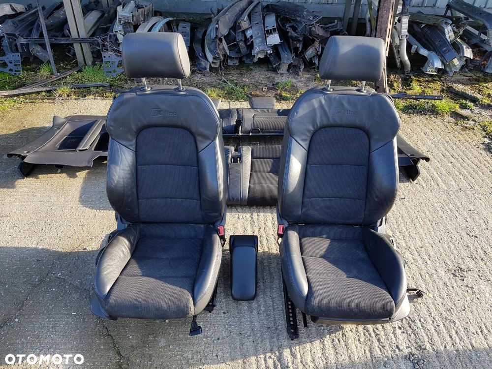 AUDI A3 8P CABRIO S-LINE FOTELE PÓŁSKÓRY KANAPA - 1