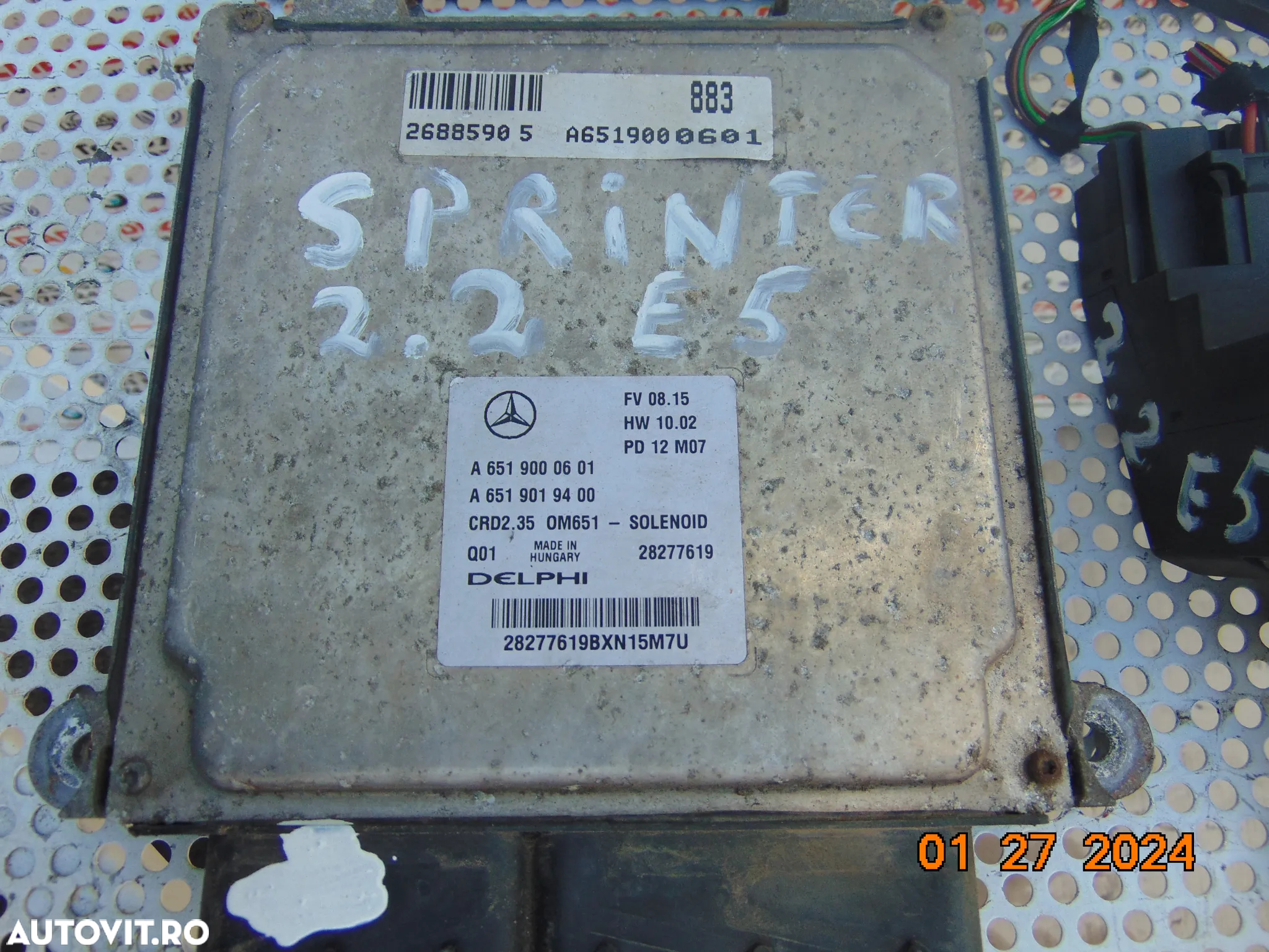 Kit pornire mercedes Sprinter 2.2 euro 5 w906 - 3