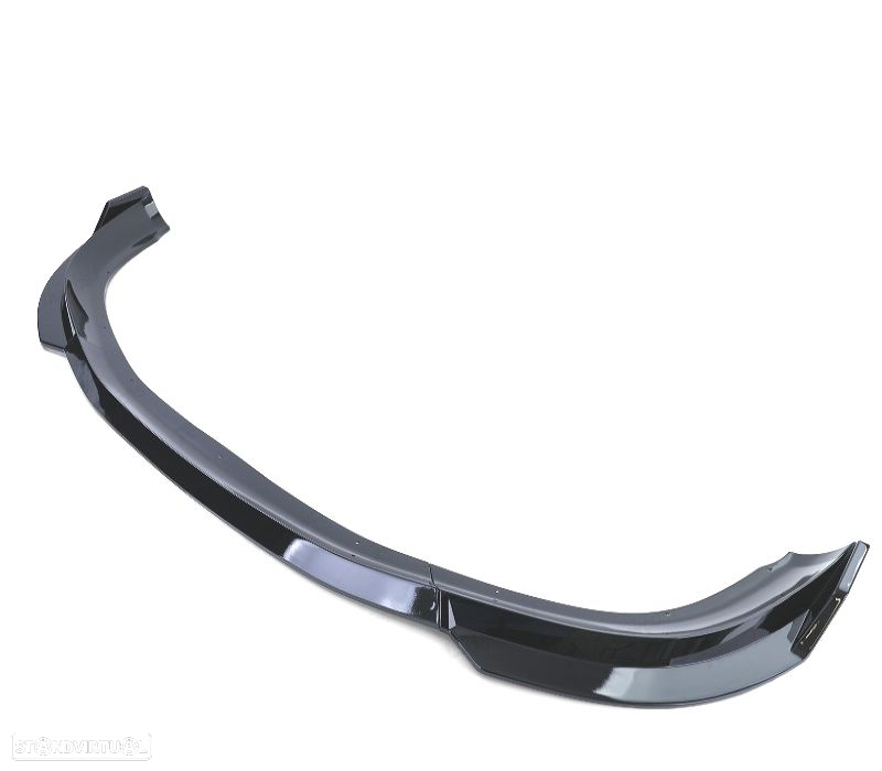 SPOILER LIP FRONTAL VOLKSWAGEN VW POLO 9N3 05-09 PRETO BRILHANTE - 4