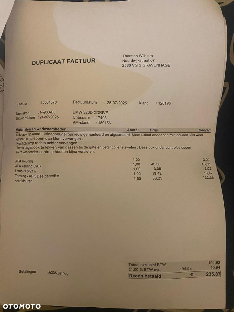 BMW Seria 3 320d Blue Performance Sport Line - 32