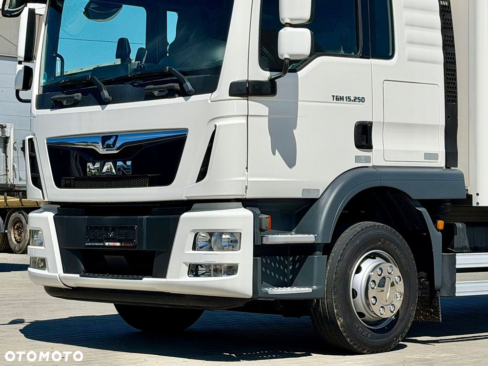 MAN TGM 15.250 / KONTENER / WINDA / 18 EUROPALET / SYPIALKA / AUTOMAT / EURO 6 / 2019 ROK / 7 505 KG ŁADOWNOŚCI / SPROWADZONY - 10