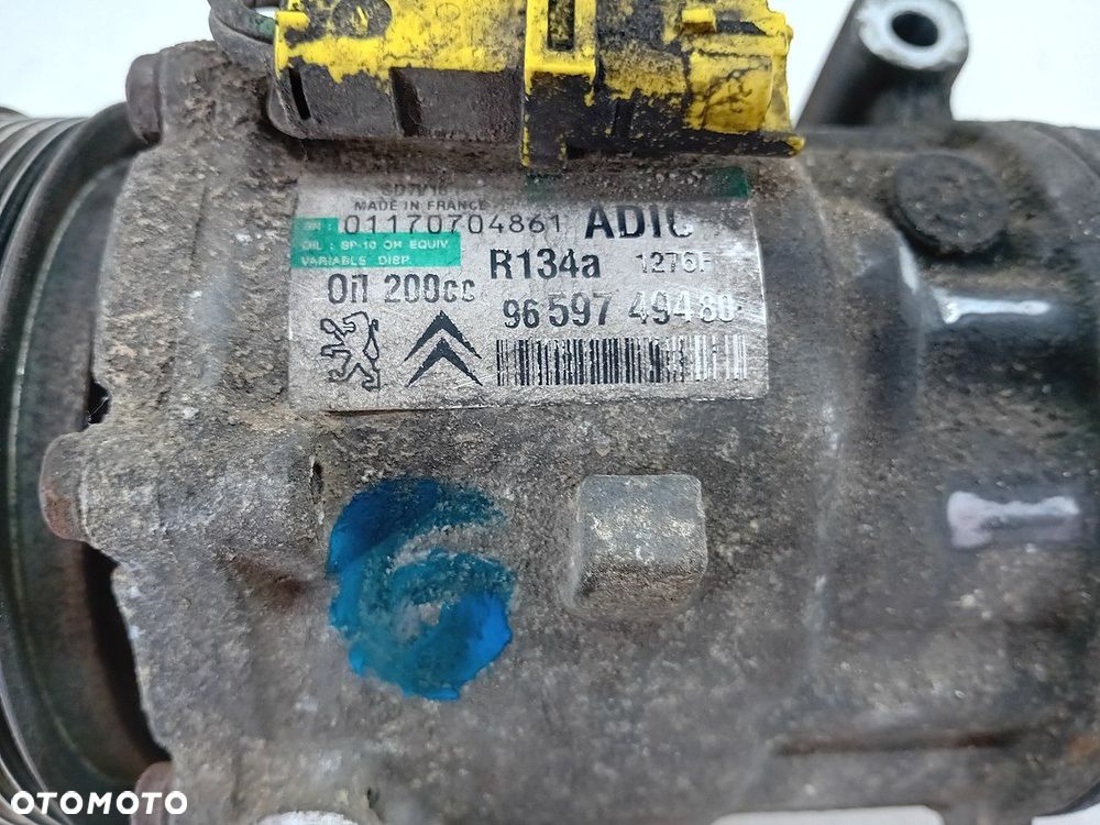 POMPA, SPRĘŻARKA KLIMATYZACJI PEUGEOT EXPERT 07- 9659749480 SD7V16 2.0 HDI - 7