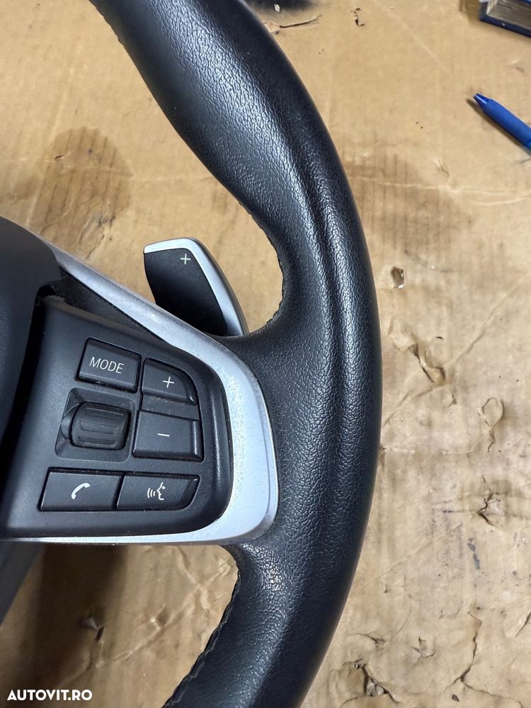 Volan piele cu airbag,comenzi si padele BMW X1 F48 facelift an 2021 stare f buna - 6