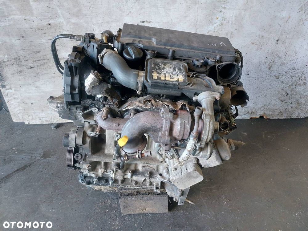 SILNIK DIESEL + UKŁAD WTRYSKOWY + TURBINA PEUGEOT 206 LIFT I 8HZ 9637317380 - 1