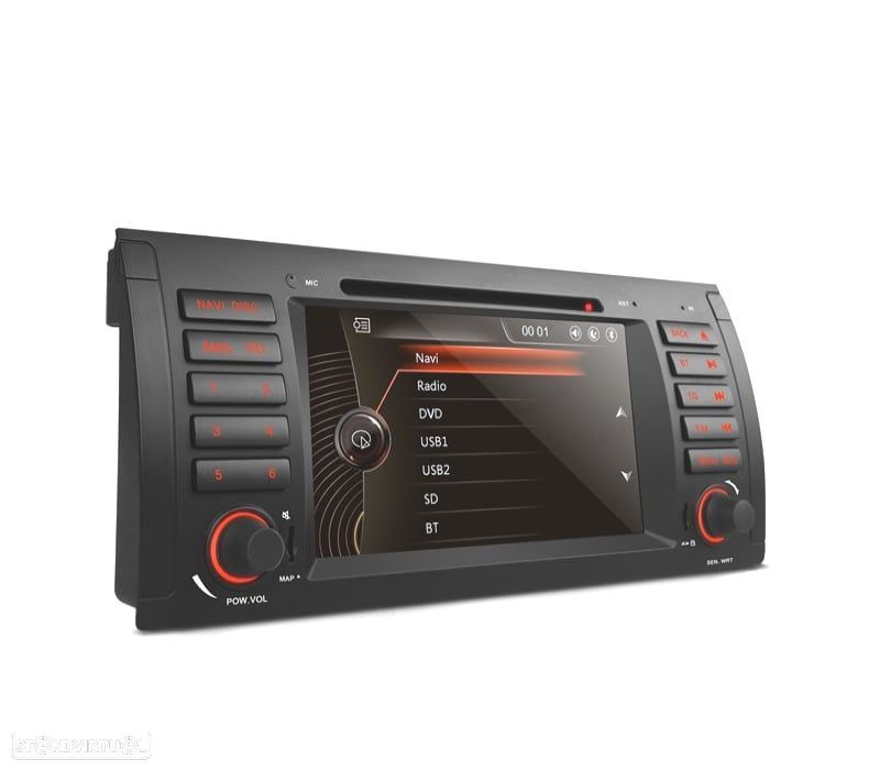 AUTO RADIO 2DIN 7" PARA BMW X5 E53 99-06 SERIE 5 E39 95-03 USB GPS TACTIL HD - 3