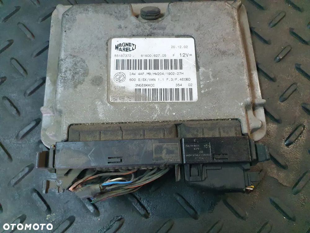 FIAT SEICENTO 1.1 ECU KOMPUTER STEROWNIK SILNIKA IAW4AF.M9 55187372 POSIADAM 13 SZT - 6