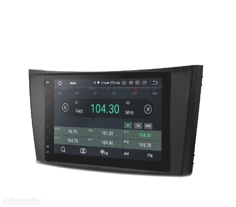 AUTO RADIO GPS ANDROID 12 PARA MERCEDES CLS W219 05-06 E W211 02-08 - 3