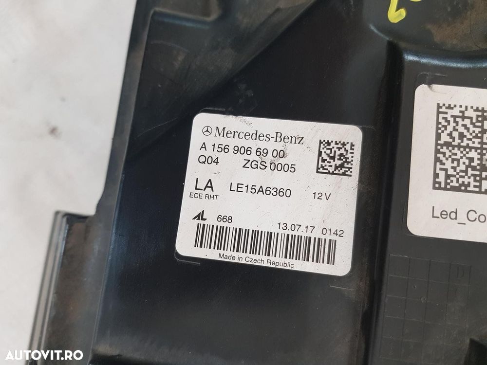 Far stanga full led Mercedes GLA X156 dupa 2015 - 8