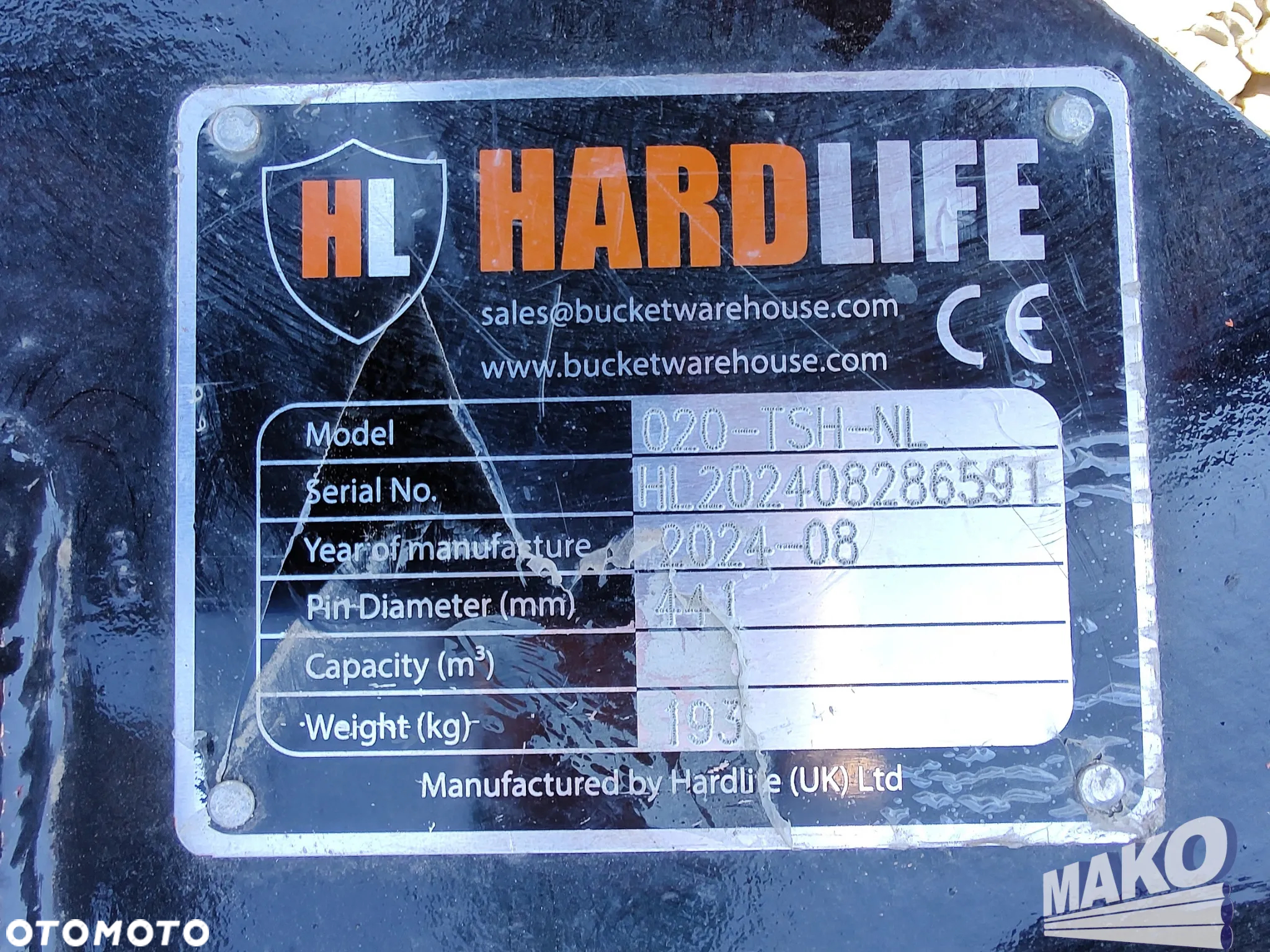 NOWA Głowica ścinkowa do drewna hydrauliczna do koparki HardLife 020-TSH-NL - 7