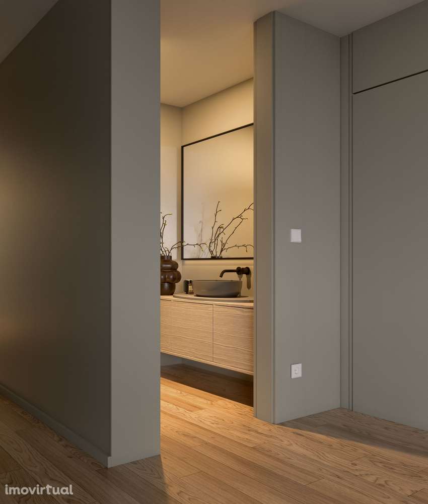 Apartamento T2 novo c/ Varanda , L. Garagem e Arrumos - Próximo do mar - Grande imagem: 4/12