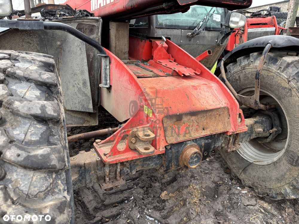 Manitou MLT 735 120 PS 2014rok Most Przedni Most Tylny Zwolnica Zwrotnica Obudowa Pochwa CZĘŚCI - 3