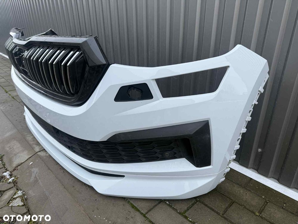 Skoda Kodiaq I Lift Sportline Zderzak Przód Przedni Kompletny 4xPDC Radar Spryskiwacze LF9E 21-24 - 4