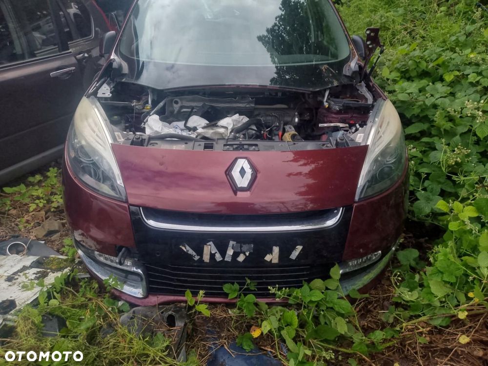 Zderzak maska błotnik lampa przód komplet renault scenic iii  1 lift tennem - 2