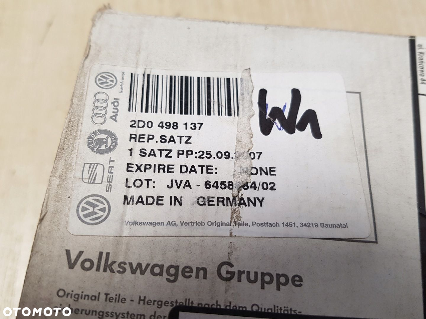 VW LT 4X4 zestaw naprawczy zwrotnicy koła 2D0498137 - 3