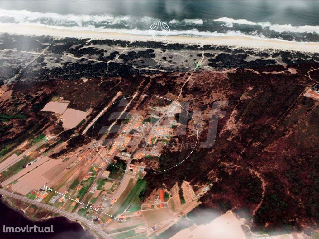 Terreno a 500mts da praia em zona tranquila - 2,5Km Torreira - Grande imagem: 5/15