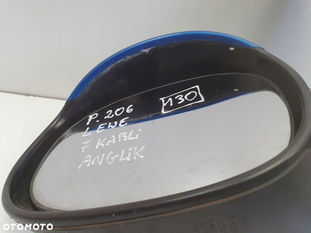 LUSTERKO Peugeot 206 98-09r _ LEWE KIEROWCY 7 kabli - 7