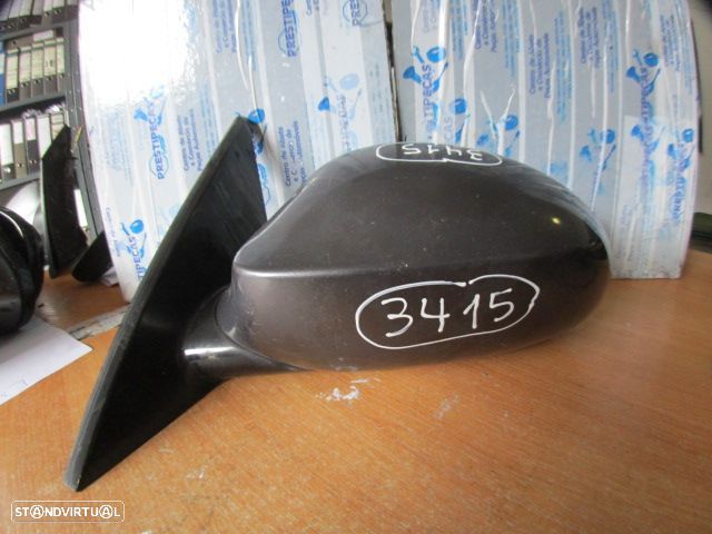 Espelho 7164601 E1010803 BMW SERIE 1 (E81) 2007 120D 177CV 3P CINZA ESCURO ESQ ELETRICO 5 PINOS - 2