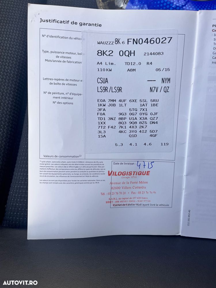 Audi A4 2.0 TDI DPF clean multitronic S line Sportpaket - 25