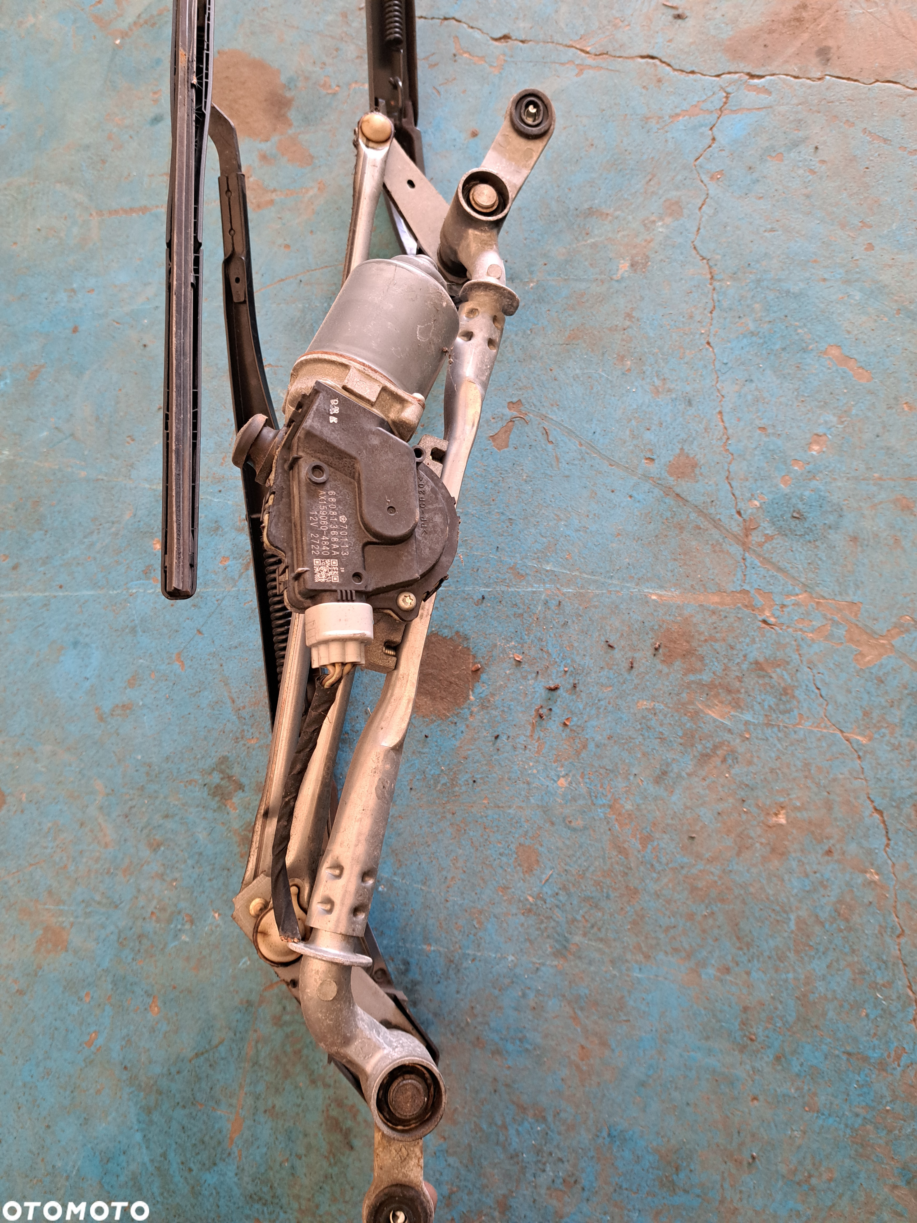 Mechanizm,silnik wycieraczek dodge dart. 68081368aa - 2